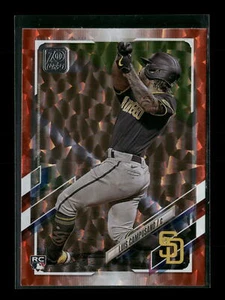 2021 Topps #381 Luis Campusano Orange SN San Diego Padres - Foto 1 di 2