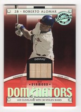 2001 Donruss Class Of 2001 Dominators Materials /200 ROBERTO ALOMAR #DM-11 HOF