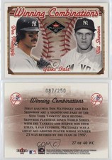 2001 Fleer Platinum Winning Combinations /250 Don Mattingly Moose Skowron #27WC