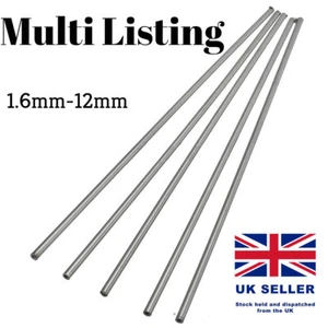 2-12mm Stainless Steel 304 Tube Pipe Model Arts Craft RC Tubing Round DIY 250mm - Picture 1 of 9