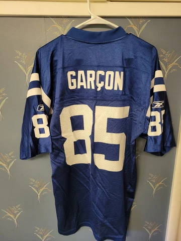PIERRE GARCON INDIANAPOLIS COLTS JERSEY SIZE Medium BLUE NFL FOOTBALL REEBOK Cover