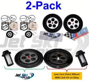 SeaDoo 951 Dual Mikuni SBNI Carb Carburetor Rebuild Kit GSX GTX RX XP LRV Ltd - Foto 1 di 7