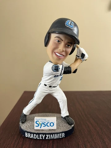 2018 Bradley Zimmer Lake County Captains Bobblehead Cover
