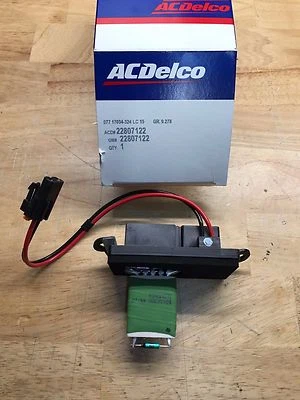 ACDelco 22807122 Heater Blower Motor Resister~Silverado~Avalanche - Image 1 of 3