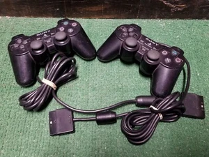2 X PS2 Controller Dualshock 2 Playstation 2 FOR PARTS/REPAIR/NOT WORKING (#1) - Picture 1 of 4