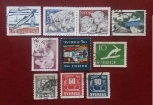 SUECIA Postalmente Usado Selección Tigres Pareja Peces Esquí 1299 - Imagen 1 de 2