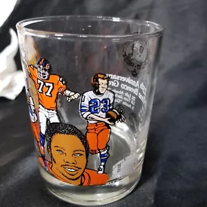 Denver Broncos 1984 Pizza Hut Glas 25th Anniversary 4th Alzado Jackson Glassic - Bild 1 von 8