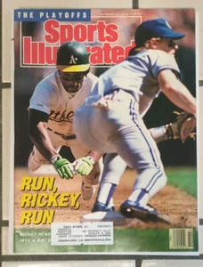 Sports Illustrated October 16, 1989 Rickey Henderson Oakland A's Run Rickey Run - Picture 1 of 2