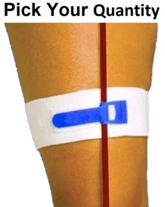 Bulk Lots of Catheter Leg Strap Band Catheters Wrap Holder Foley Bag Tube Loop - Picture 1 of 14