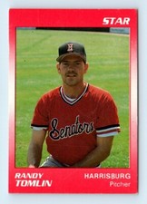 1990 Star Harrisburg Senators Randy Tomlin Harrisburg Senators #17