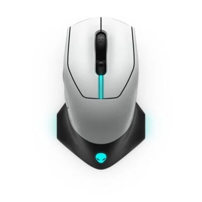 New Alienware Wired/Wireless Gaming Mouse 610M- AW610M - Lunar Light - Image 1 of 4