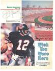 Jim Kelly Houston Gamblers Signed Magazine Page Autograph Psa Dna An48096