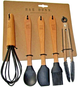RAE DUNN ~ 5 Pc. ~ MINI UTENSIL SET - Picture 1 of 1