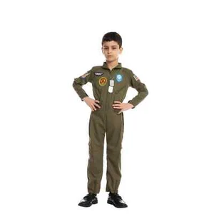 MILITARY COSTUME YOUTH TOP GUN THEME by SPOOKTACULAR CREATIONS MEDIUM - Picture 1 of 6
