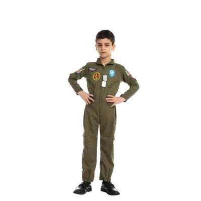 MILITARY COSTUME KIDS TOP GUN THEME by SPOOKTACULAR CREATIONS SIZE 3T - Image 1 of 4