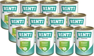 Rinti Canine Gewicht Huhn 12 x 400g | Reduktionsdiät | Leicht verdaulich - Bild 1 von 1