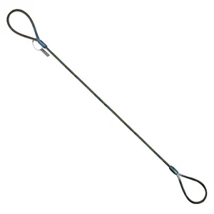 3/4" Wire Rope Choker Sling 8 FT Standard Eyes Tagged Overhead Rated USA Made - Picture 1 of 4