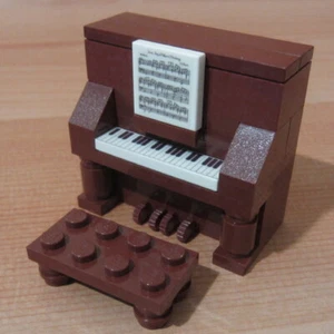 DadventureDan's CUSTOM PIANO BROWN für LEGO Town Musiklehrer Geschenkset - Bild 1 von 3