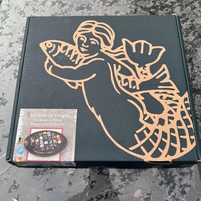 Modelos Auténticos Vidrio (Soplado a Mano) Mármol Solitario Juego Di Venezia Foto 1 de 4