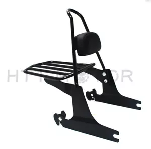 Portaequipajes respaldo pasajero sissybar para Harley Softail 07-17 FLSTFBS FLSTSB - Imagen 1 de 8