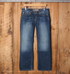 BIG STAR 'Remy' Blue Stretch Denim Low Rise Fit Bootcut Jeans Sz. 31R - Picture 1 of 10