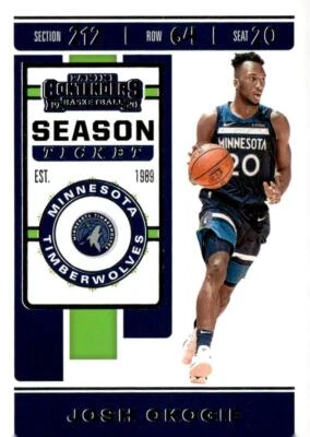 2019-20 Panini Contenders #52 Josh Okogie - Image 1 of 2