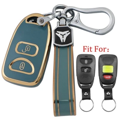 Funda Carcasa TPU Llavero 3 Botones Ajuste Hyundai Elantra Kia Rio Sorento Foto 1 de 4