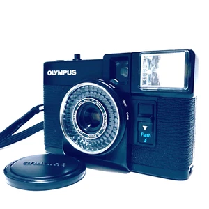 🍙Mint🍙Olympus Pen EF 35mm Film Half Frame Camera Black from Japan - Picture 1 of 13