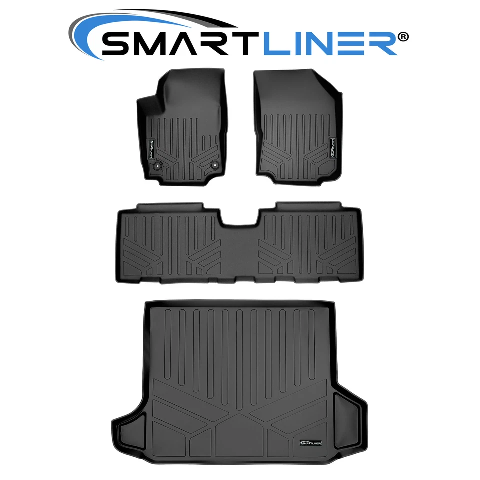 SMARTLINER Custom Fit Floor Mats Cargo Trunk Liner Set 2018-2024 Chevy Equinox Foto 1 de 4