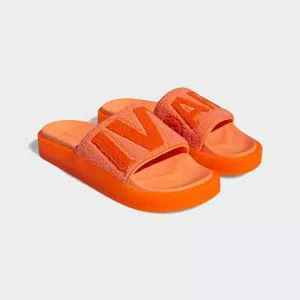 Adidas Unisex Ivy Park Screaming Orange Fashion Walking Slides GX1196 - Picture 1 of 8