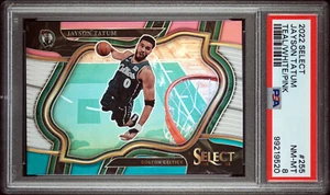 Jayson Tatum 2022 Select #255 Celtics verde azulado blanco rosa Prizm #01/49 - PSA 8 casi nuevo-como nuevo - Imagen 1 de 2
