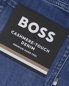 Hugo Boss Men's Delaware Slim Fit Cashmere-Touch Denim Jeans sz 34/30 New $198 - Picture 1 of 14