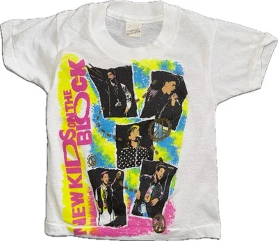 Vintage 80’s Childs 2-4 New Kids On The Block Single Stitch Screen Star T-shirt. - Image 1 of 4