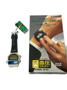 Vintage Casio BP-100 Blutdruckmessgerät Uhr Made in Japan (weiß) - Bild 1 von 5