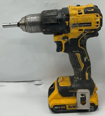DeWalt DCD709 Cordless Drill 18v w/2.0Ah Battery (WORKS BUT READ DESCRIPTION) - Image 1 of 4