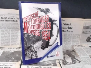 Deutsche Motorräder, Motorroller, Mopeds 1954. Schrader-Verlag Stuttgart (Hg.): - Picture 1 of 1