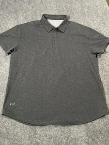 BYLT Poloshirt Herren 2XL grau Drop Cut LUX Performance Stretch Freizeit Golf - Bild 1 von 8