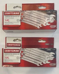 Craftsman 14 Piece “Metric & Inch” Raised Panel Combination Wrench Set, NEW - Picture 1 of 3