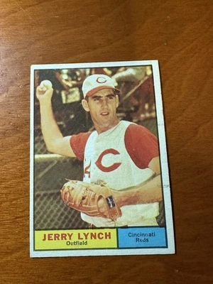 1961 Topps Baseball #97 Jerry Lynch Cincinnati Reds ExMt - Image 1 of 2