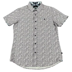 7Diamonds Fascination Street Shirt Mens Small 4 Way Stretch Button Up Pattern - Picture 1 of 9