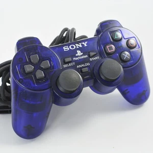 PS2 Midnight Blue DUAL SHOCK 2 Analog Controller SCPH-10010 Playstation 2517 - Picture 1 of 5