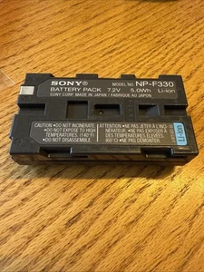 Batteria videocamera Sony NP-F330 Li-Ion - Foto 1 di 2