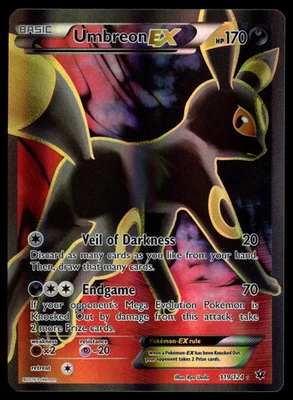 UMBREON EX 2016 Pokemon XY Fates Collide Ultra Rare Full Art #119/124 - Image 1 of 4