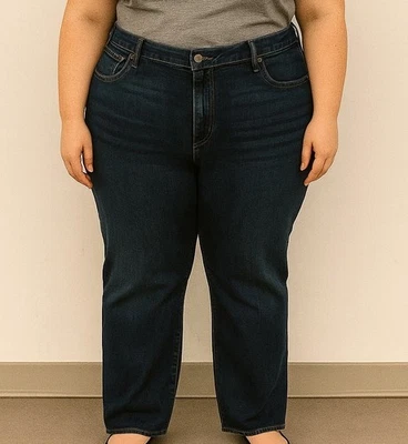 NWT Seven7 Womens 18W Relaxed Loose Straight Jeans Modern Casual Plus Size Denim - Image 1 of 4