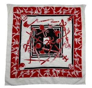 Vintage Karate Kung Fu Bandana Made In USA Martial Arts Ninja Stars 70s 80s - Picture 1 of 9