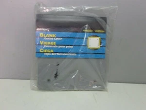 (paquete de 3) Cubierta de caja de salida en blanco no metálica resistente a la intemperie Carlon con junta - gris - Imagen 1 de 1