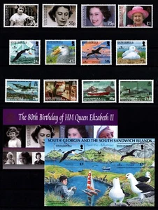 SOUTH GEORGIA  2006  COMPLETE YEAR SET - COMMEMORATIVES  3 SETS + 2  M/S  MNH - Picture 1 of 1