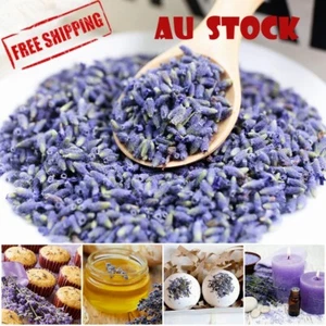 ORGANIC Dried Lavender Flowers Super Blue Buds Strong Fragrance Vacuum Packed AU - Picture 1 of 4