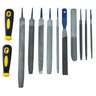 12 Piece Heavy Duty File and Rasp Set with PVC Handle Plastic Metal ...