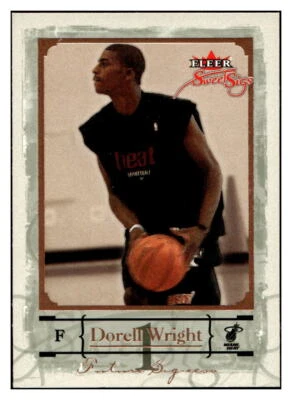 Fleer Sweet Sigs #86 Dorell Wright #/999 Rookie RC 2004-05 Foto 1 de 2